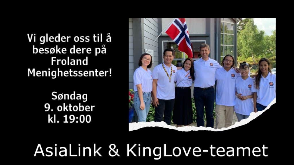 Søndagsmøte 9. oktober kl. 19 1