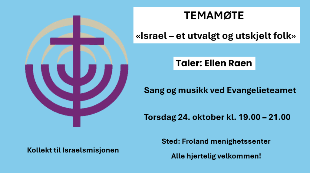 "Israel - et utvalgt og utskjelt folk." 1